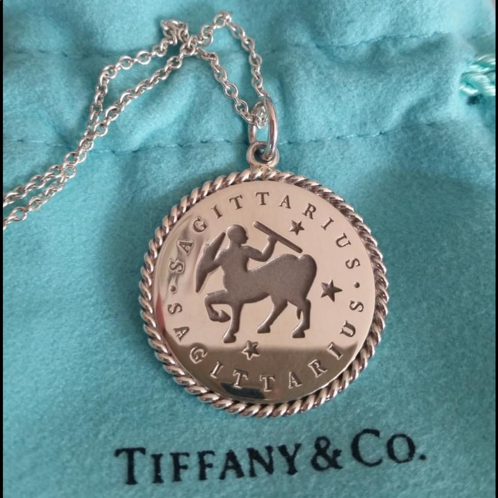 ISO - Tiffany & Co Sagittarius Charm Necklace